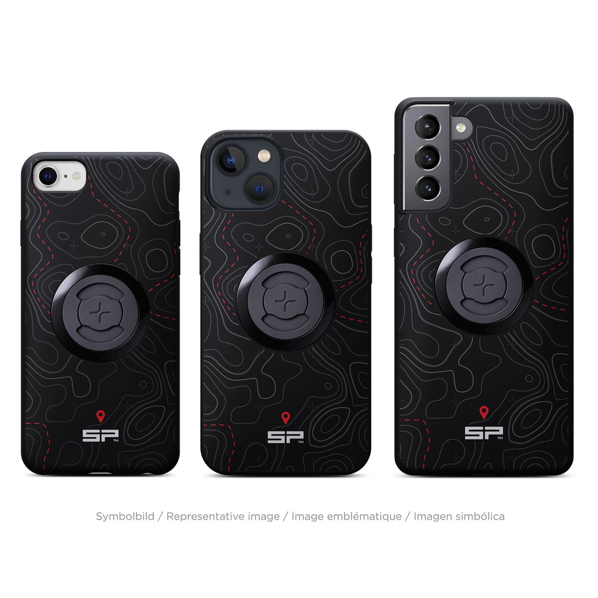 Edition Phone Case - Topo Lines (Rouge)