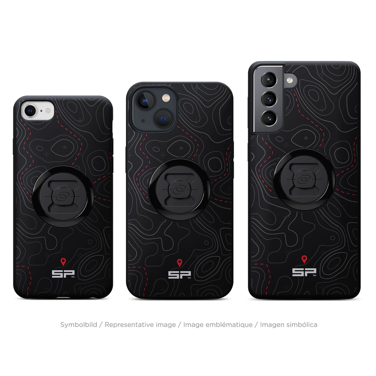 Edition Phone Case - Topo Lines (Rouge)
